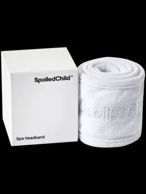 Spoiled Child Spa Headband in White - NIB